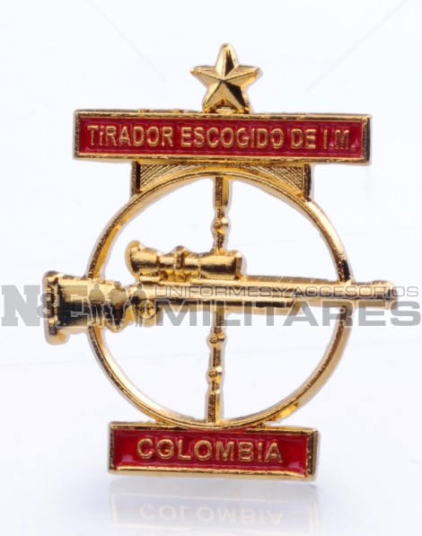 Distintivo-Tirador-Escogido-IM-Dorado